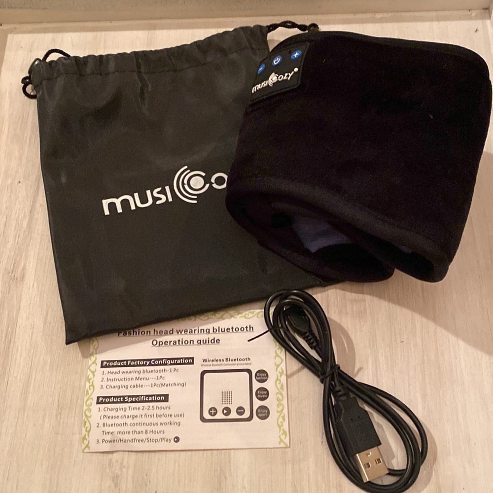 Musicozy Bluetooth headband headphones New out of box.  Never used.